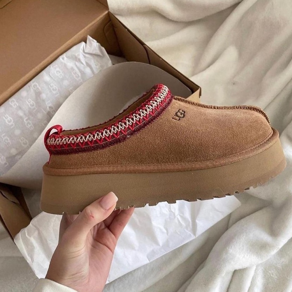 Brand New NWT UGG Tazz Mule Slipper Clog Chestnut Women’s Size 9